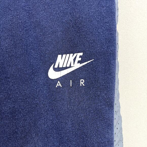 Nike Air Sweatpants Mens XL Navy Blue Joggers Swoosh Logo Sportswear Athletic - Picture 3 of 12